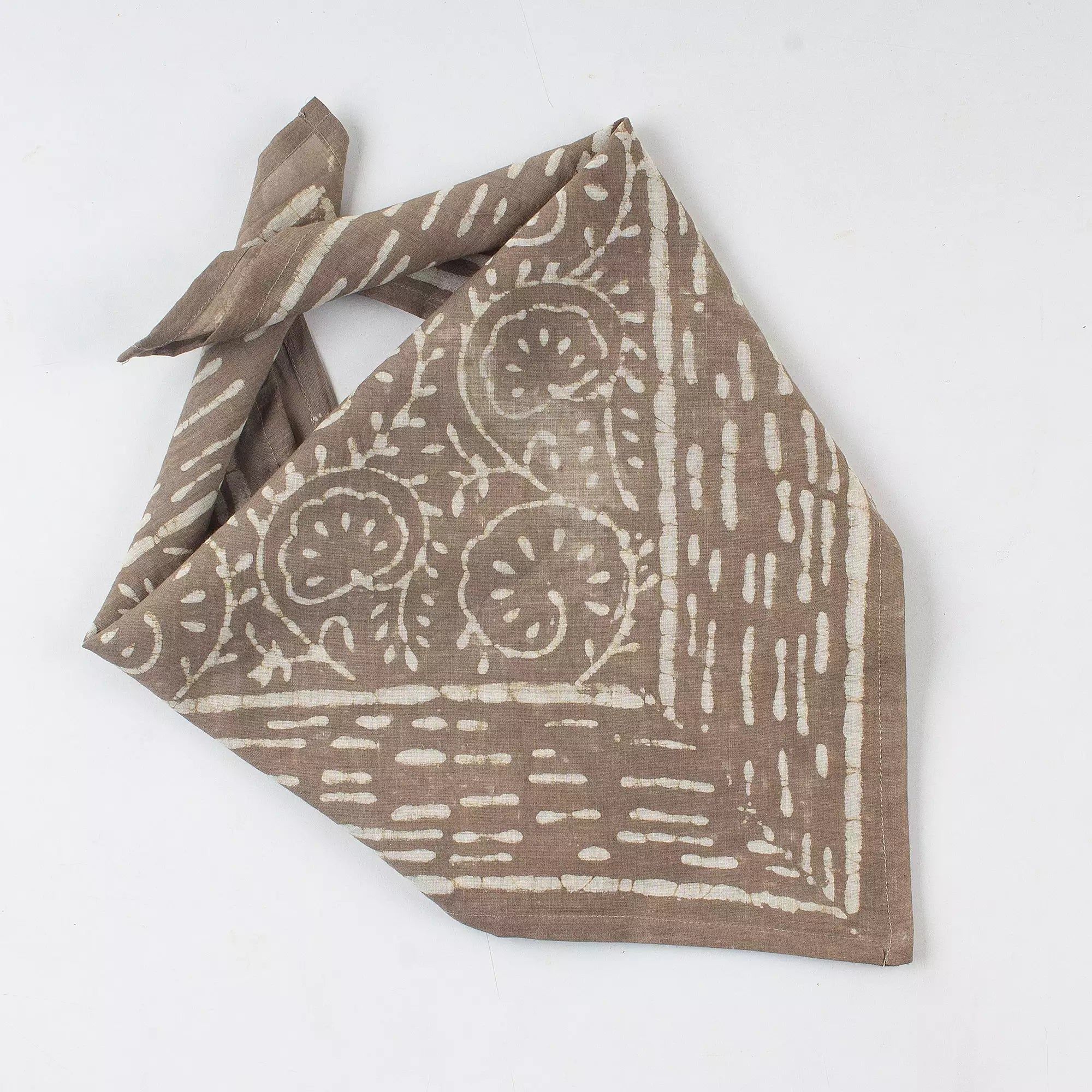 Hand Block Printed Head Coverup Bandana for Mens 617